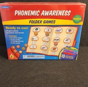 Phonemic Awareness Folder Games - Red/Blue